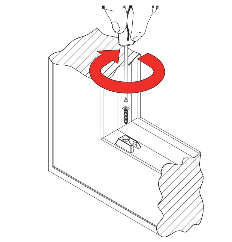 For installation between the glass holders 1