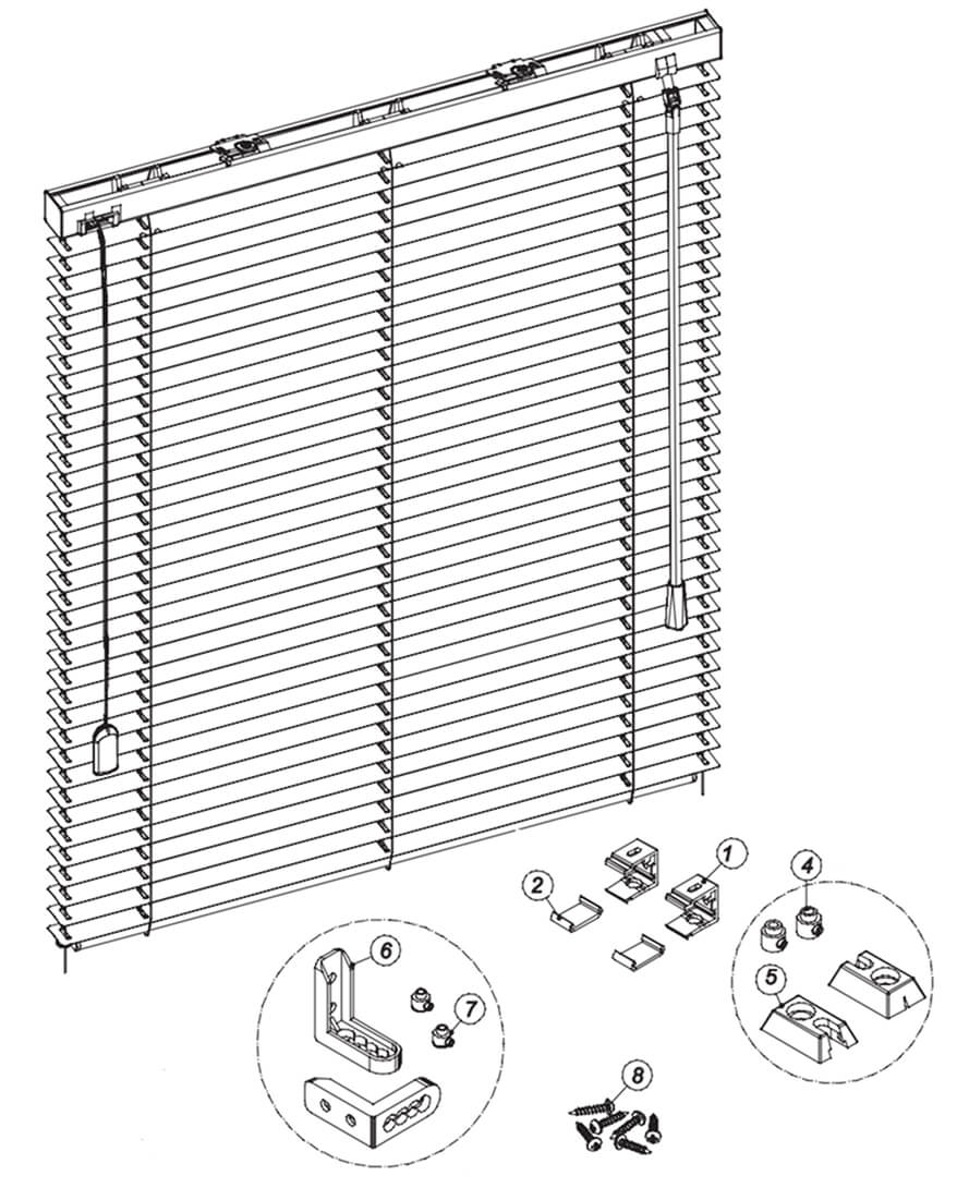 Necessary Parts for Venetian Blinds