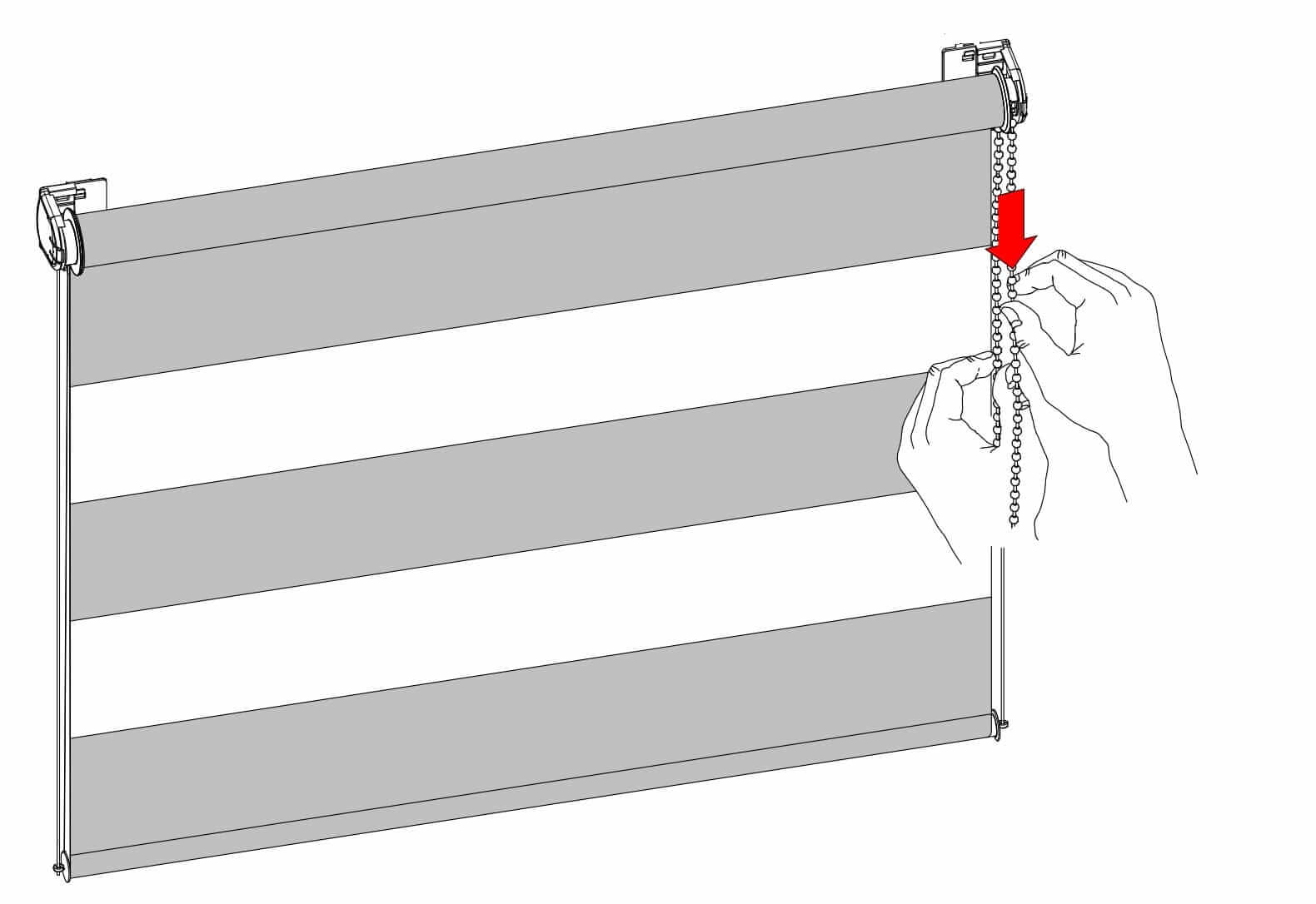 Blind Control with Operating Cord